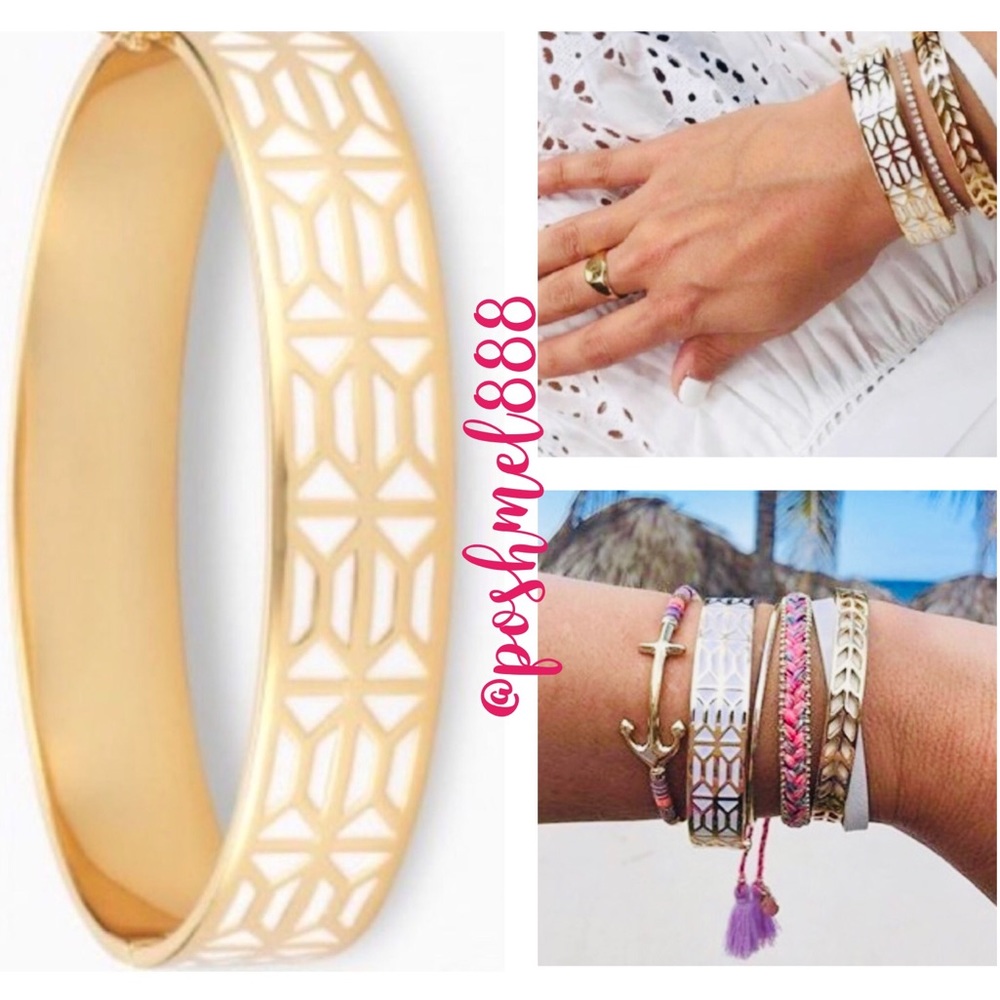 :: Stella & Dot Breezeblock Enamel Bangle - Picture 8 of 8